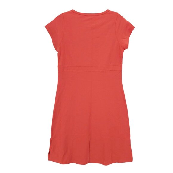 NWT FJALLRAVEN high Coast Dress Organic Cotton Blend Rowan Red Orange SMALL - Picture 2 of 11